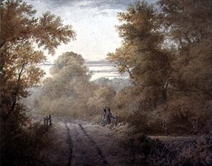 Herfstlandschap door Thomas Barker of Bath